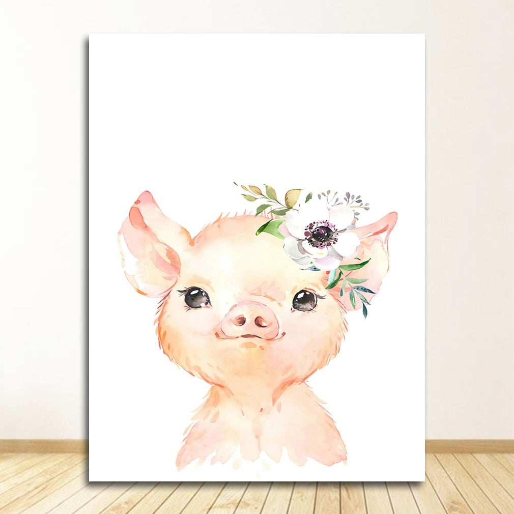 CORX Designs - Cute Animal Nursery Wall Canvas Art - Review