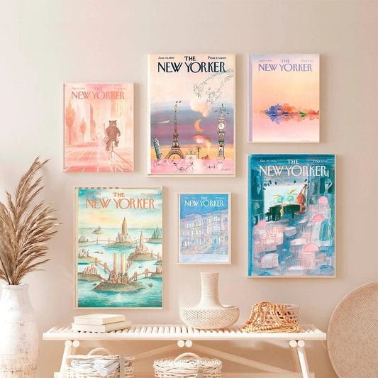 CORX Designs - The New Yorker Magazine Covers Canvas Art - Review