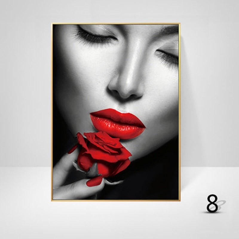 CORX Designs - Sexy Red Lips Canvas Art - Review