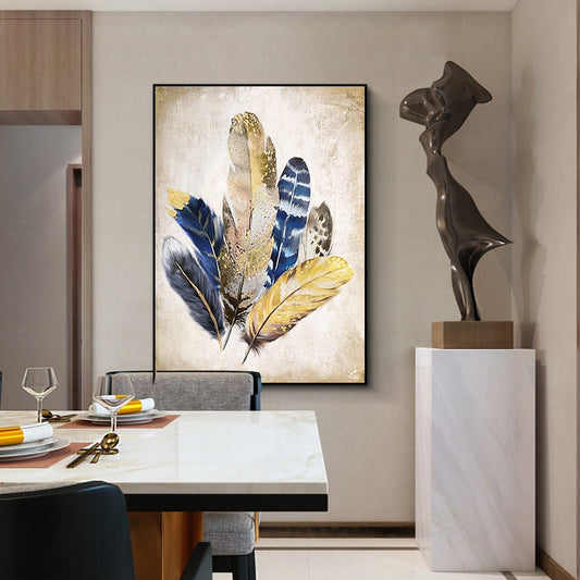 CORX Designs - Vintage Colorful Feather Canvas Art - Review