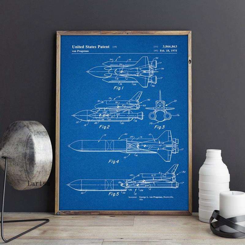 CORX Designs - Space Shuttle Patent Blueprint Canvas Art - Review