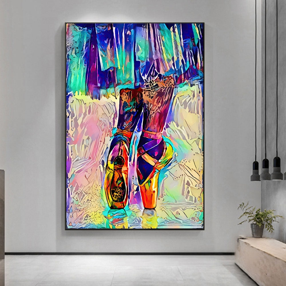 CORX Designs - Colorful Ballet Shoes Canvas Art - Review