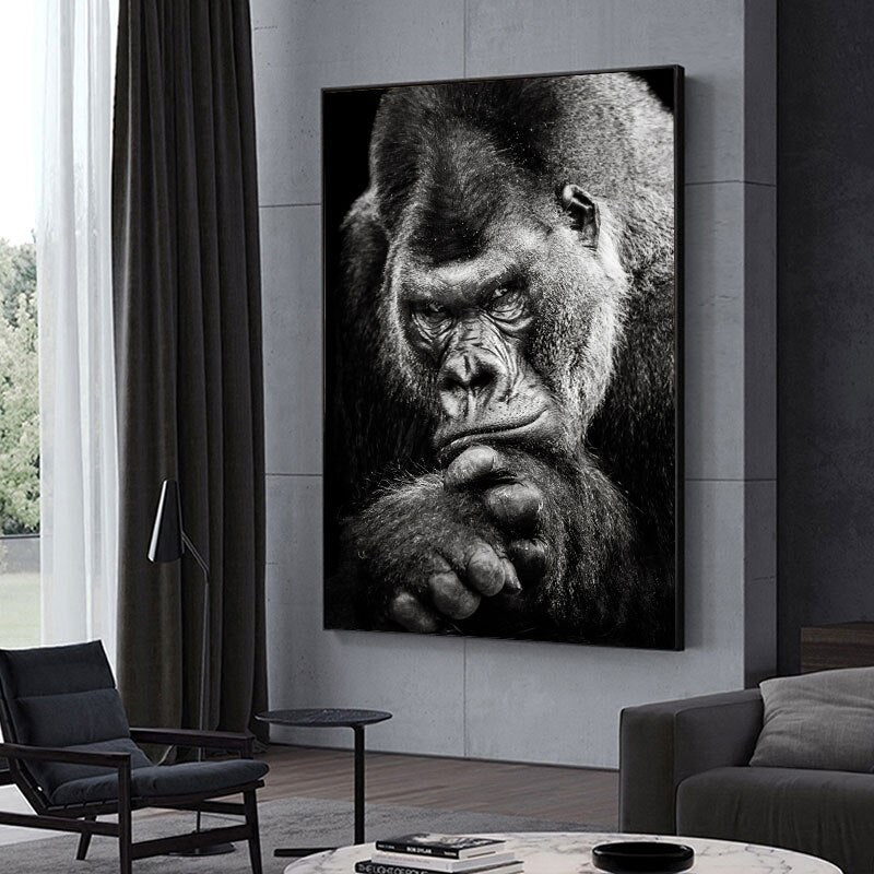 CORX Designs - Fierce Black Gorilla Canvas Art - Review