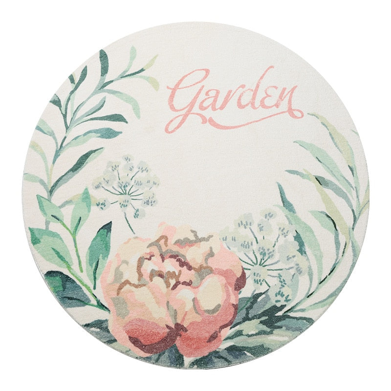 CORX Designs - Lamb Flower Pattern Round Rug - Review
