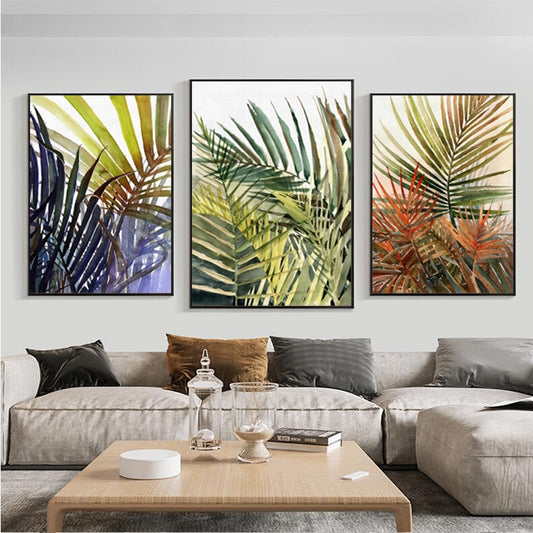 CORX Designs - Green Orange Purple Foliage Canvas Art - Review