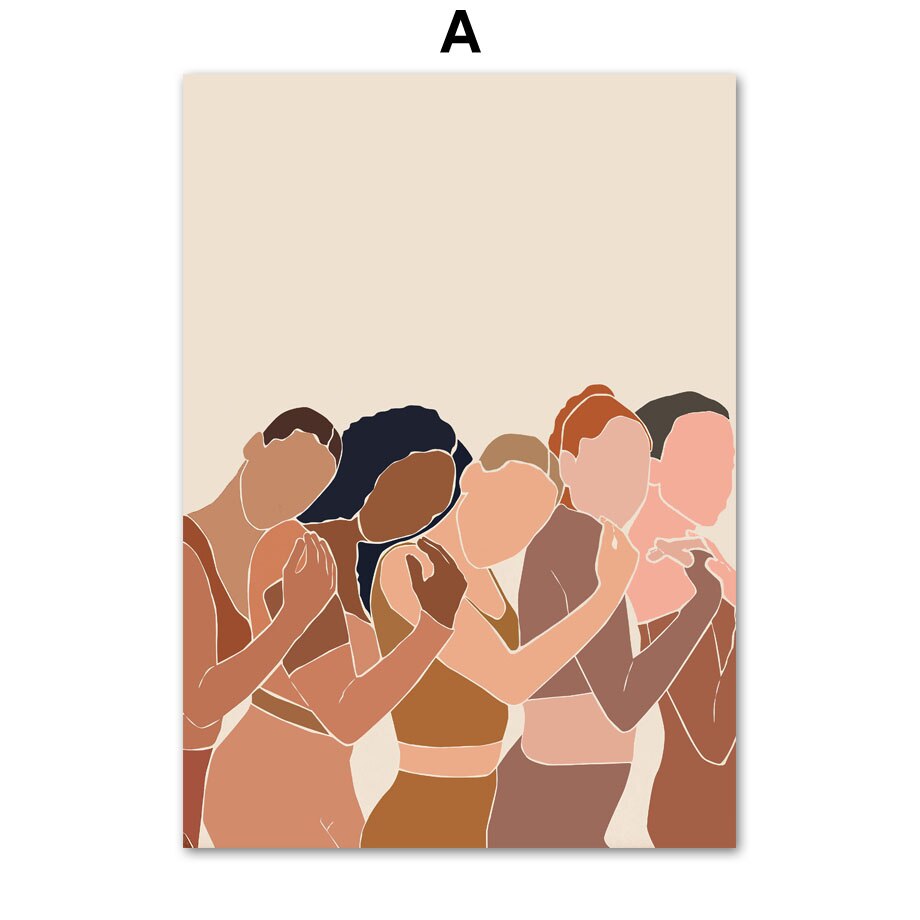 CORX Designs - Woman Illustration Diversity Canvas Art - Review
