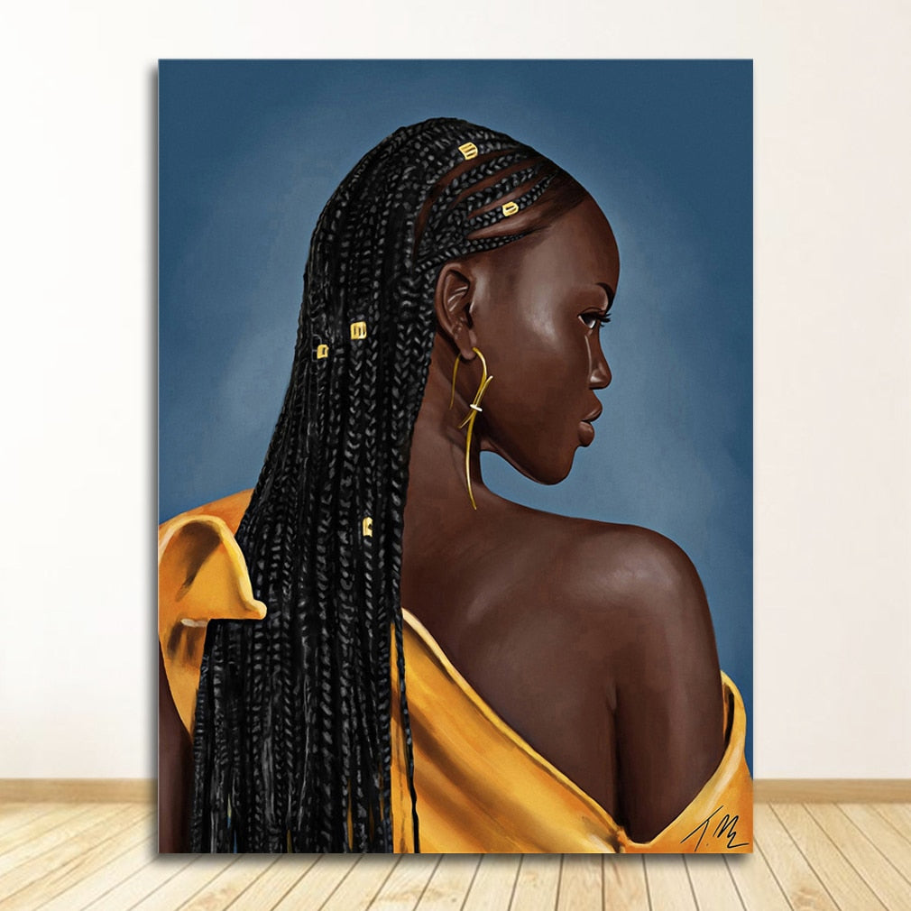 CORX Designs - African Art Black Woman Portrait Canvas - Review