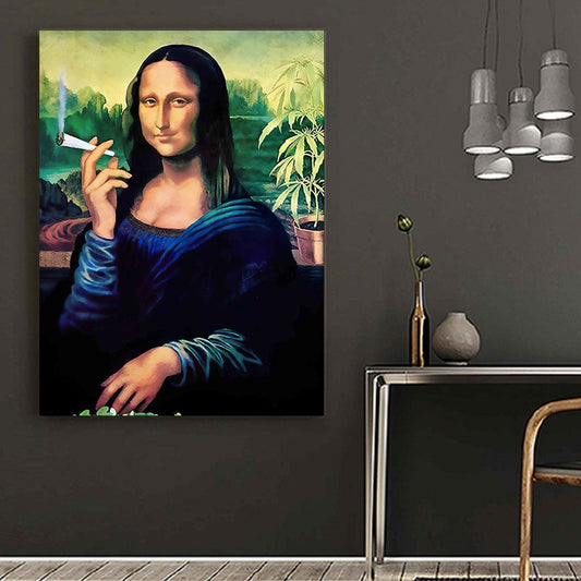 CORX Designs - Art Mona Lisa Smoking Joint Canvas - Review