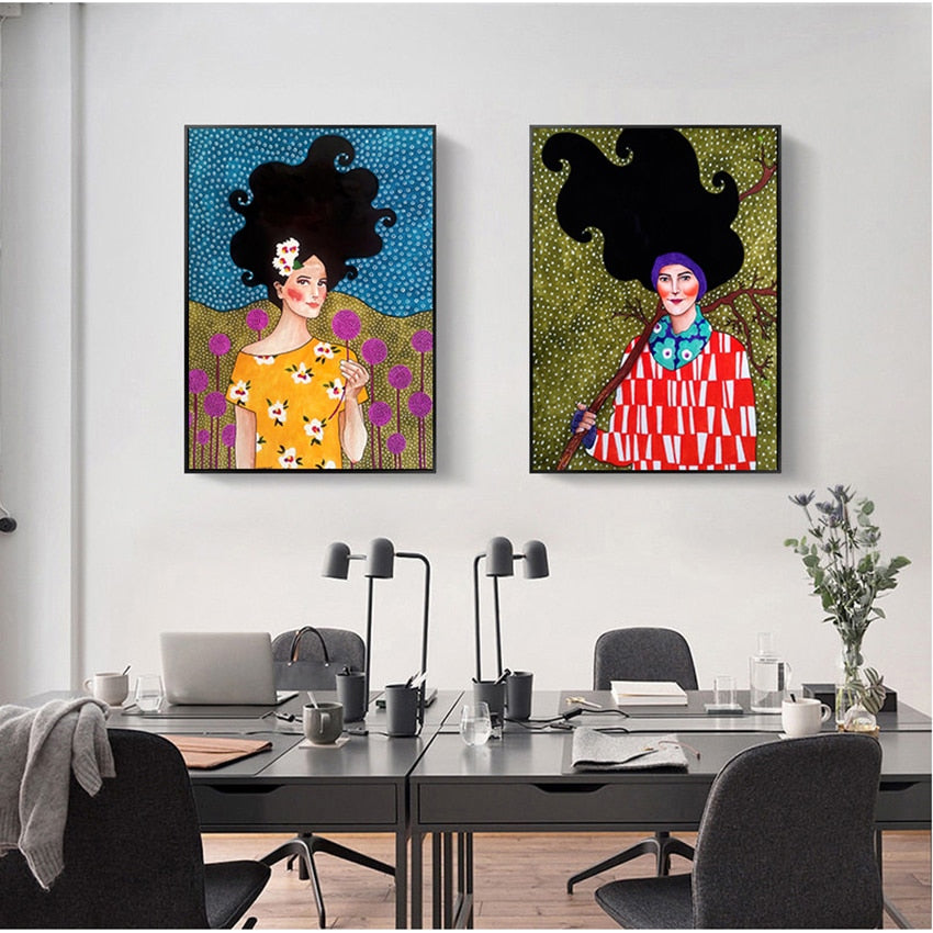 CORX Designs - Big Hair Girl Canvas Art - Review
