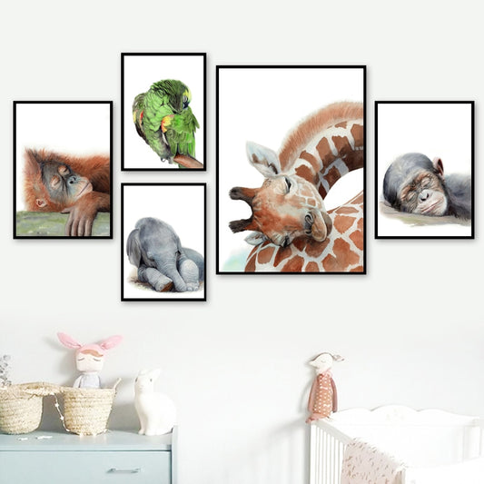 CORX Designs - Cute Sleeping Animal Canvas Art - Review