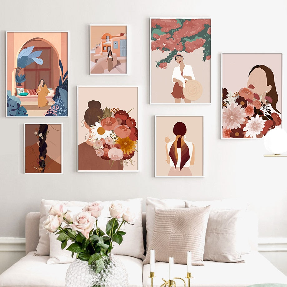 CORX Designs - Fashion Girl with Flower Canvas Art - Review