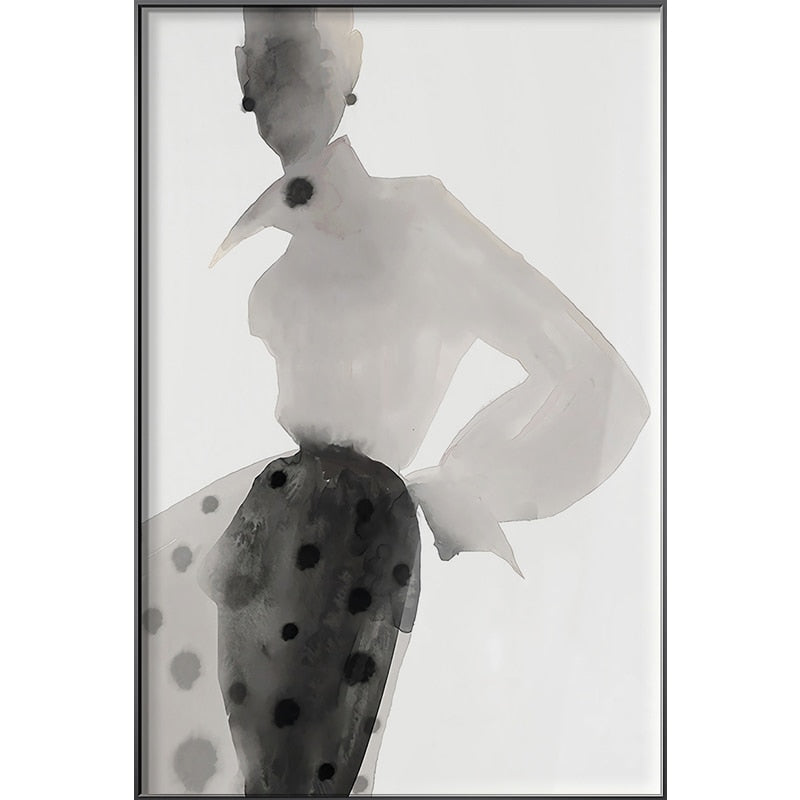 CORX Designs - Modern Ink Girl Graceful Posture Canvas Art - Review