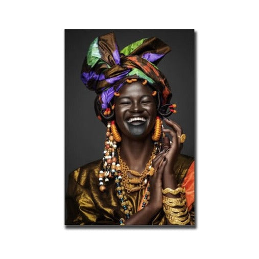 CORX Designs - African Woman with Traditional Wear Canvas Art - Review