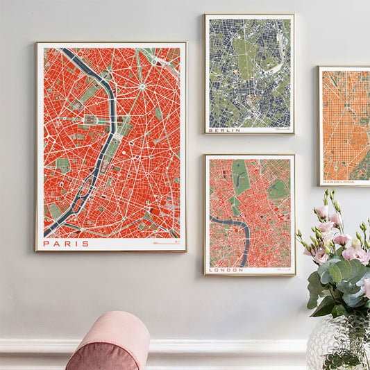 CORX Designs - Famous City Map Canvas Art - Review