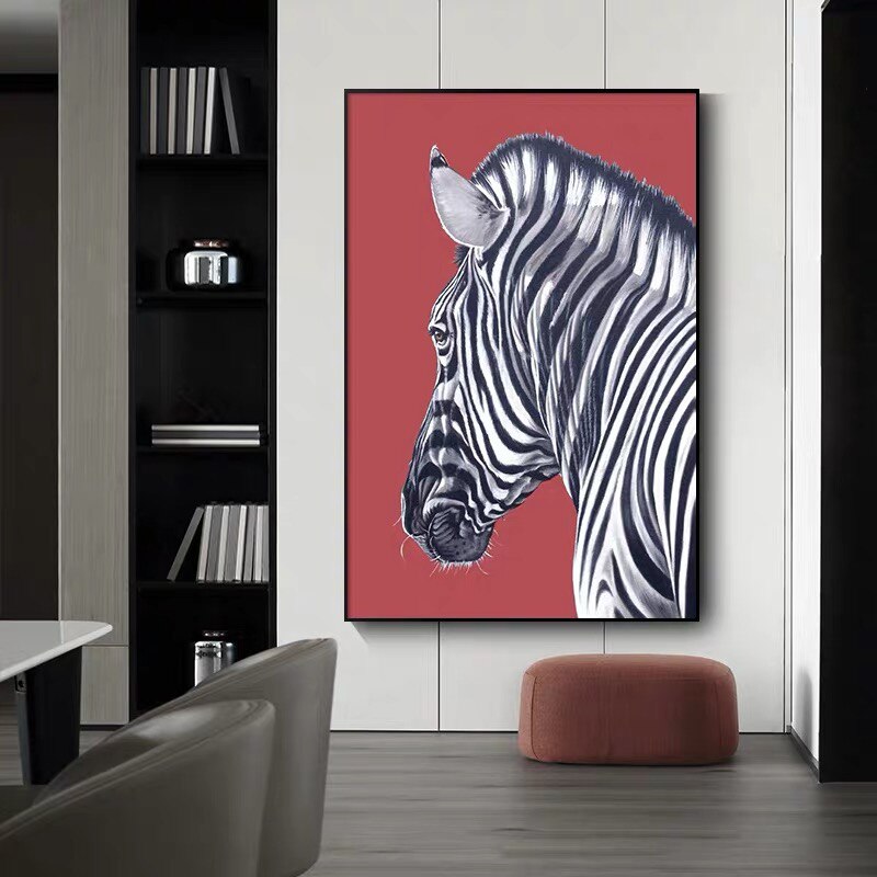 CORX Designs - Zebra Horse Red Glove Ring Canvas Art - Review