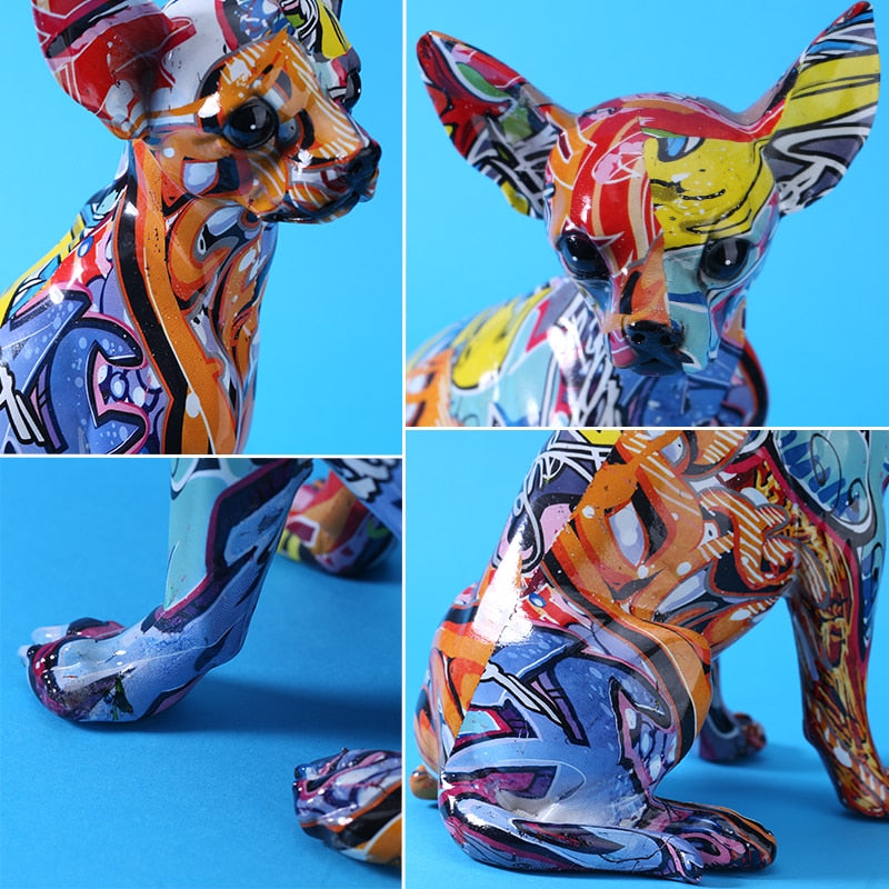 CORX Designs - Graffiti Chihuahua Resin Statue - Review