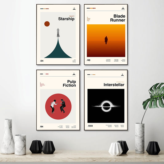 CORX Designs - Pulp Fiction Interstellar Blade Runner 2049 Retro Canvas Art - Review