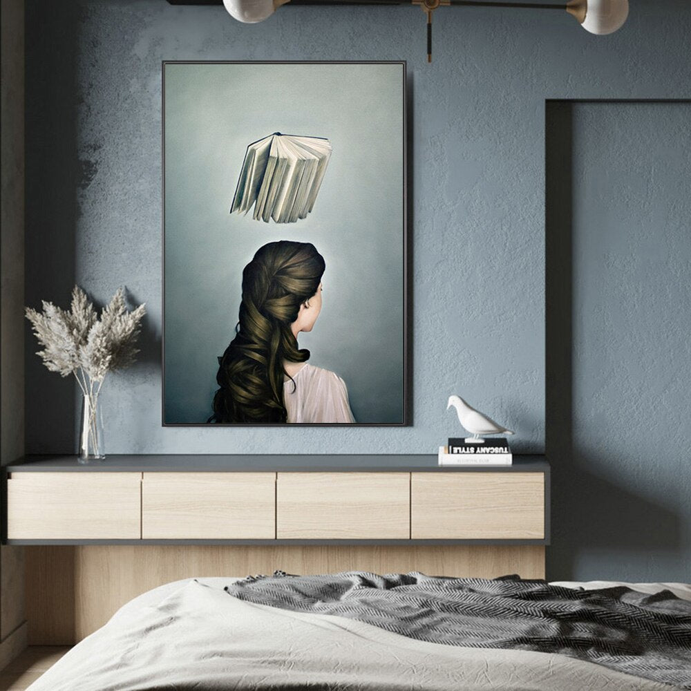 CORX Designs - Intelligent Woman Book Canvas Art - Review