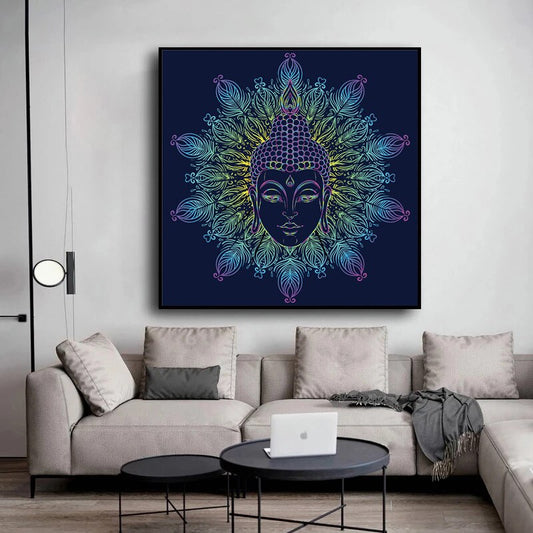 CORX Designs - Mandala Buddha Face Canvas Art - Review