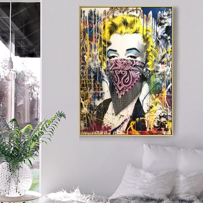 CORX Designs - Graffiti Marilyn Monroe Portrait Canvas Art - Review