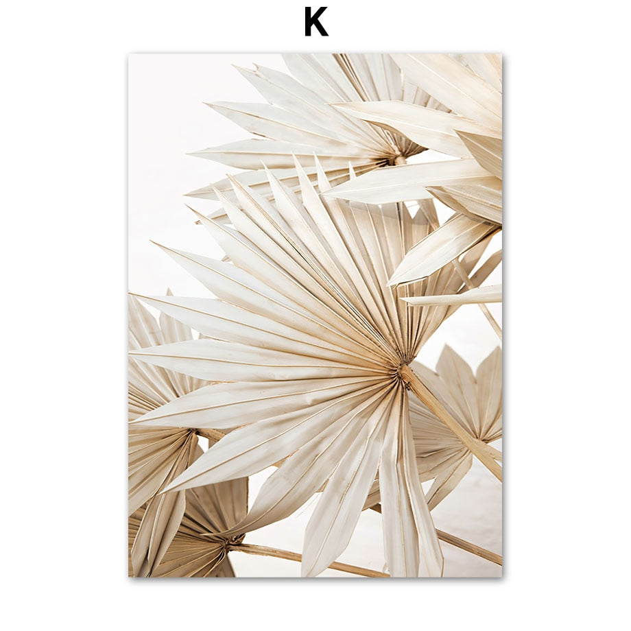 CORX Designs - Beige Floral Rose Dahlia Palm Leaf Book Canvas Art - Review