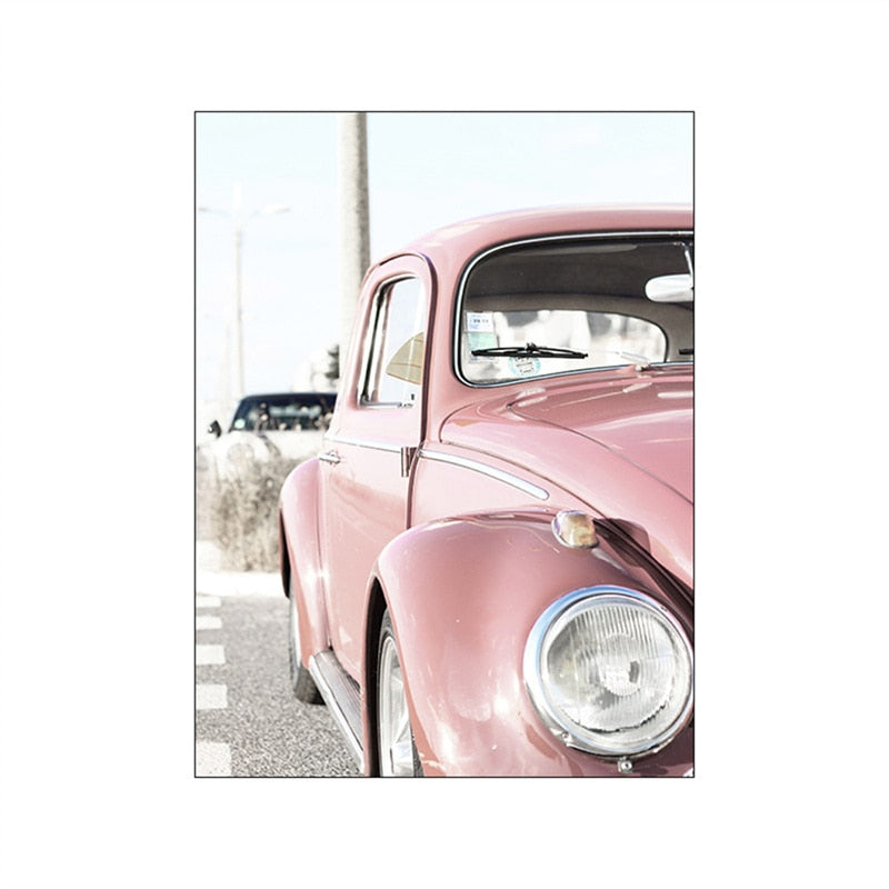 CORX Designs - Pink Car Rome Window Car Canvas Art - Review