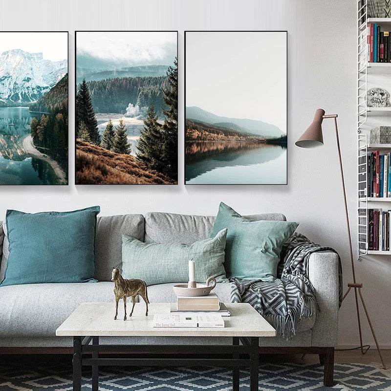 CORX Designs - Scandinavian Nature Landscape Canvas Art - Review