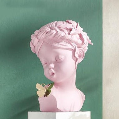 CORX Designs - Cute Girl Kissing Butterfly Statue - Review