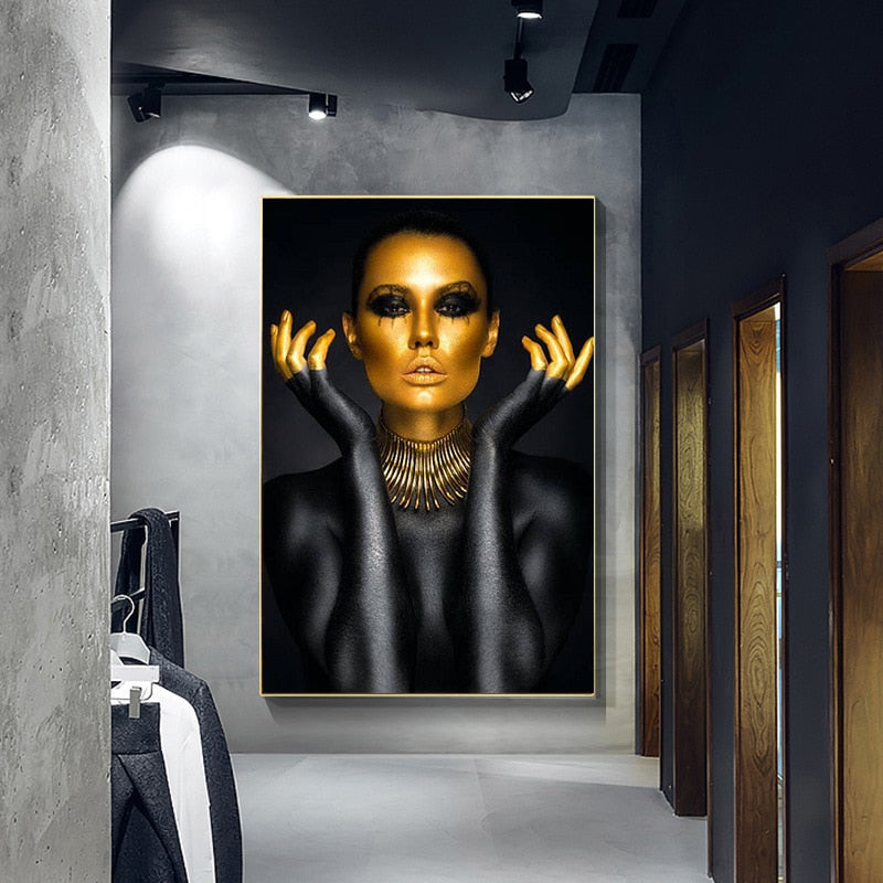 CORX Designs - Gold Woman Canvas Art - Review
