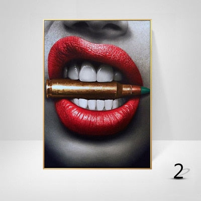 CORX Designs - Sexy Red Lips Canvas Art - Review