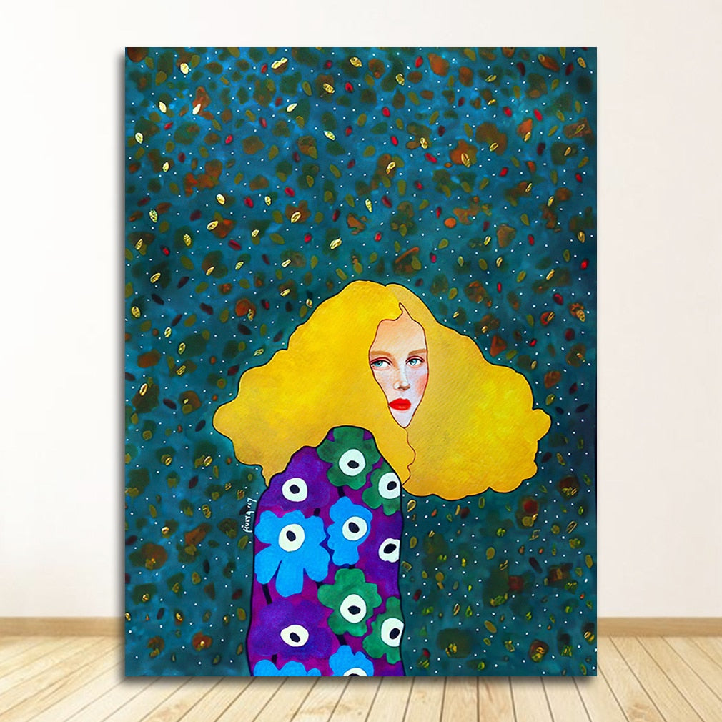 CORX Designs - Woman Big Hair Art Canvas - Review