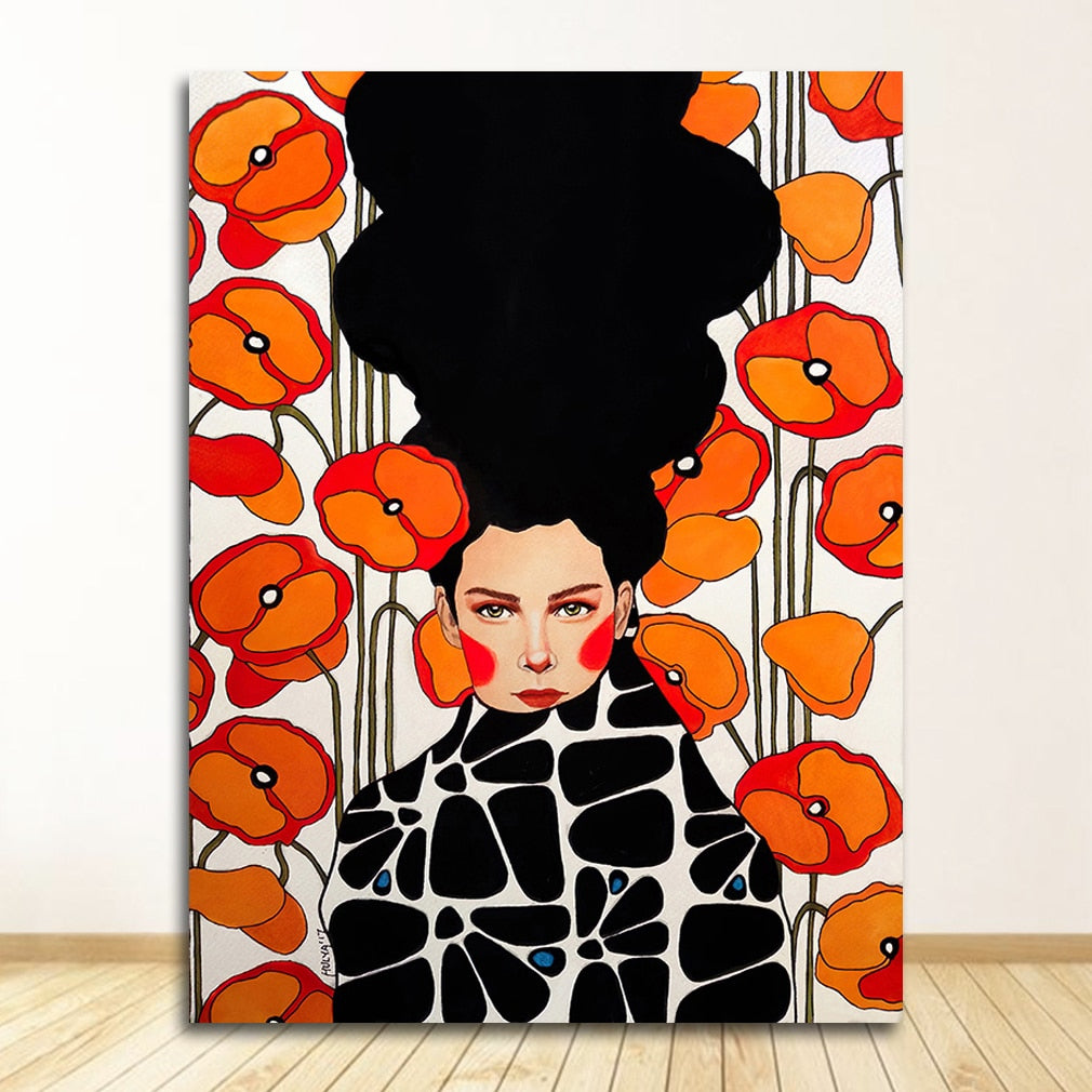 CORX Designs - Woman Big Hair Art Canvas - Review