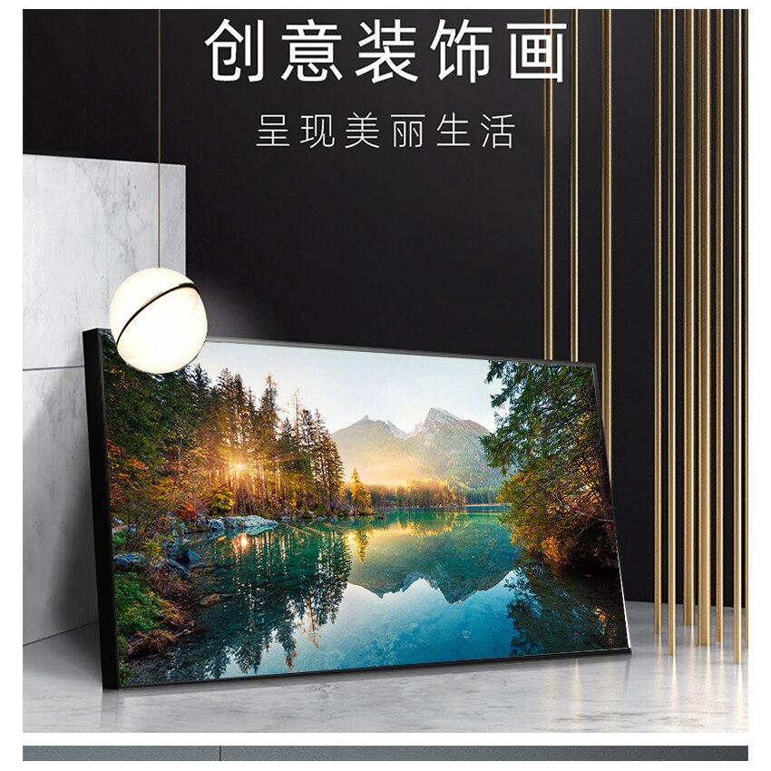 CORX Designs - Sunshine Forest Lake Canvas Art - Review