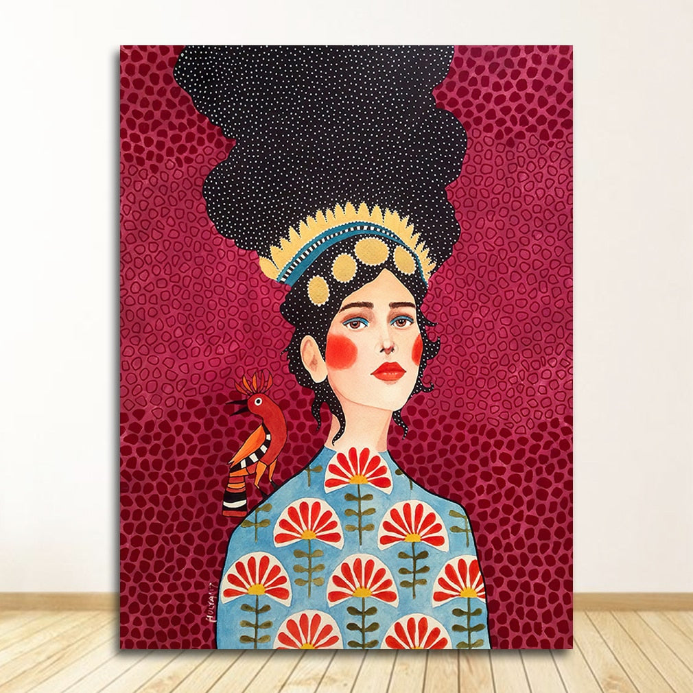 CORX Designs - Woman Big Hair Art Canvas - Review