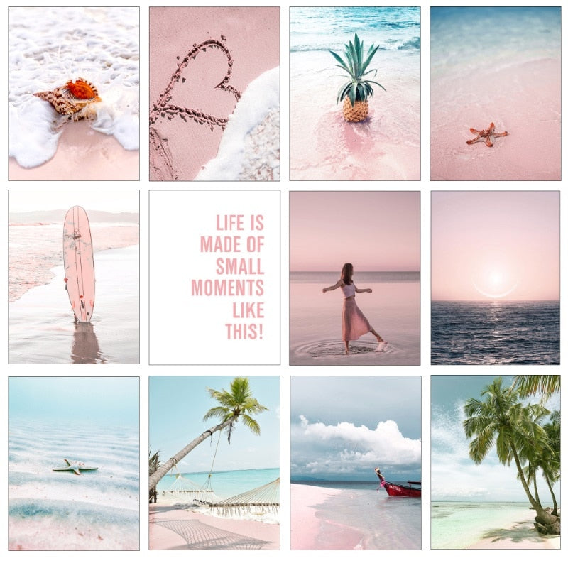 CORX Designs - Tropical Pink Beach Canvas Art - Review