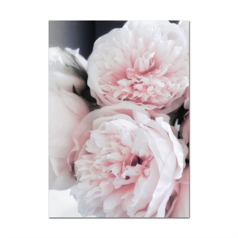 CORX Designs - Pink Rose Peony Cherry Blossoms Canvas Art - Review