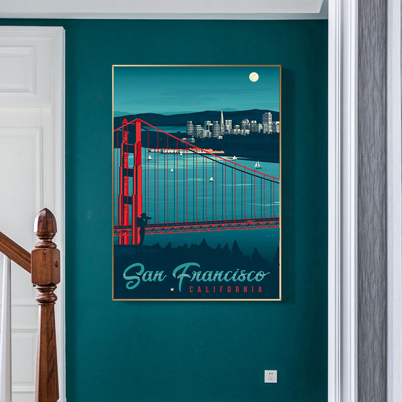 CORX Designs - San Francisco Golden Gate Bridge Canvas Art - Review