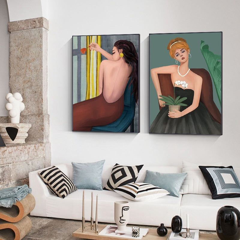 CORX Designs - Flower Woman Fashion Canvas Art - Review