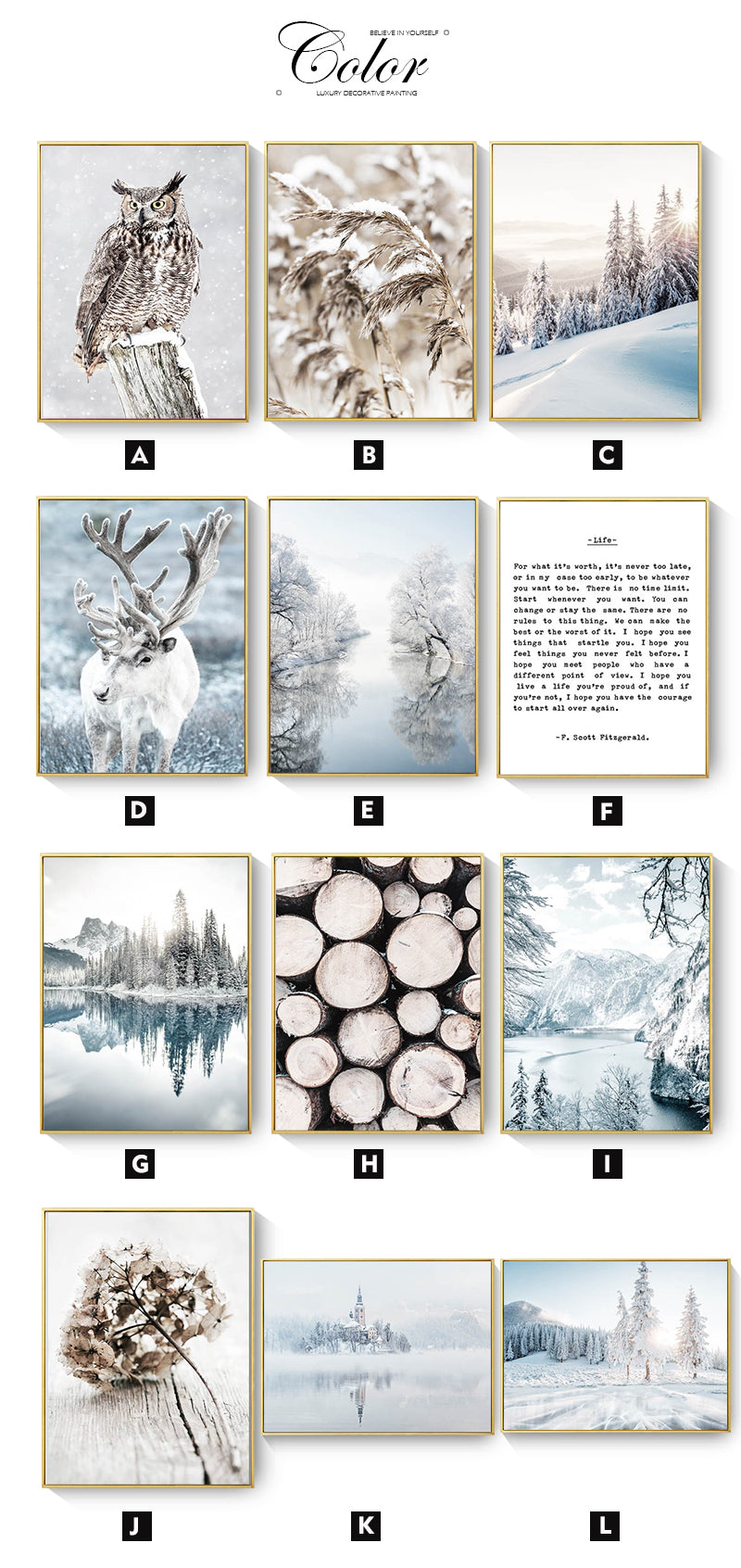 CORX Designs - Mystical Siberia Winter Snow Forest Canvas Art - Review