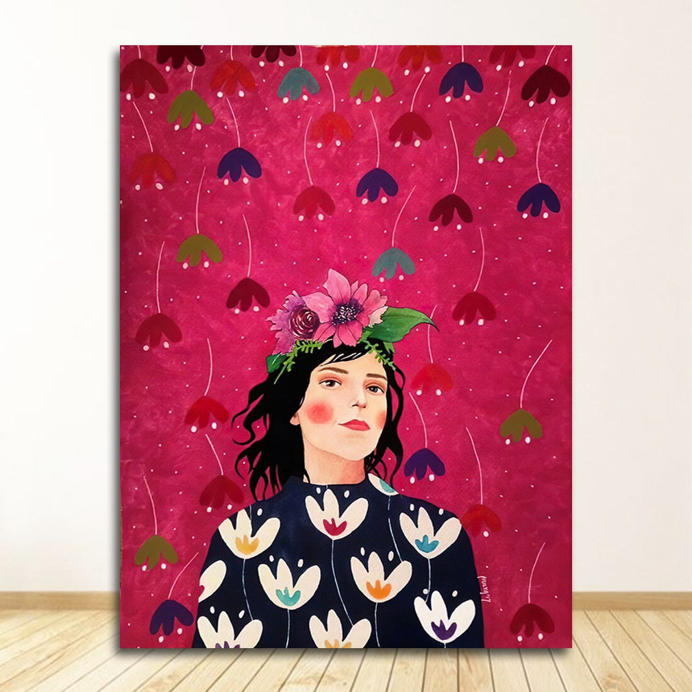 CORX Designs - Woman Big Hair Art Canvas - Review