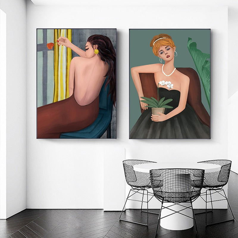 CORX Designs - Flower Woman Fashion Canvas Art - Review