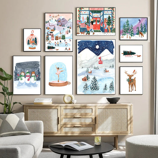 CORX Designs - Christmas Snowman Canvas Art - Review