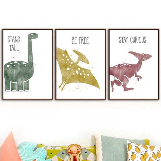 CORX Designs - Cute Dinosaur Canvas Art - Review