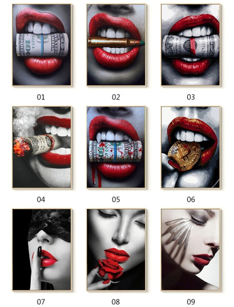 CORX Designs - Sexy Red Lips Canvas Art - Review