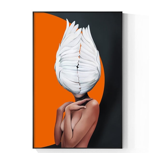 CORX Designs - Feather Woman Fashion Canvas Art - Review