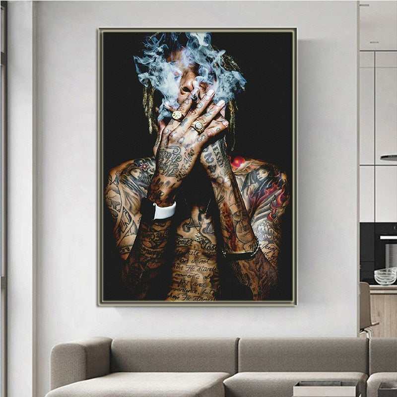 CORX Designs - Wiz Khalifa Rapper Canvas Art - Review