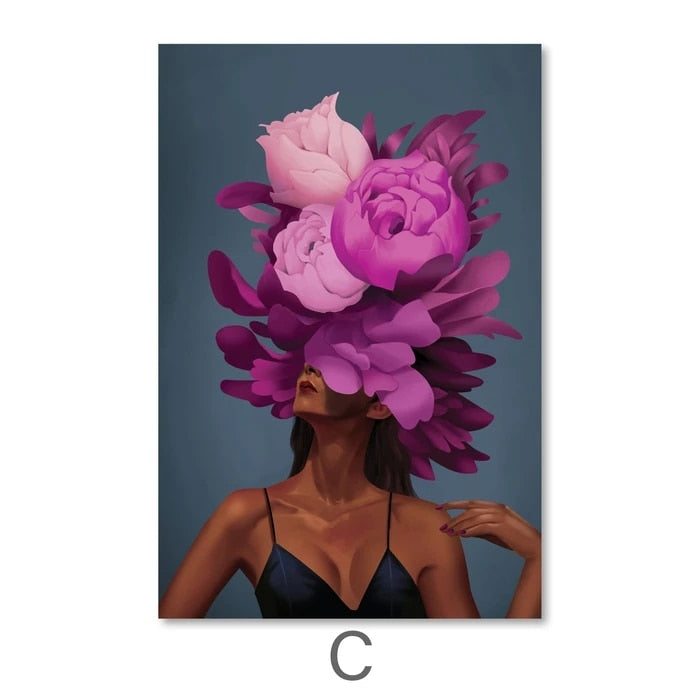 CORX Designs - Sexy Black Woman Flower Canvas Art - Review