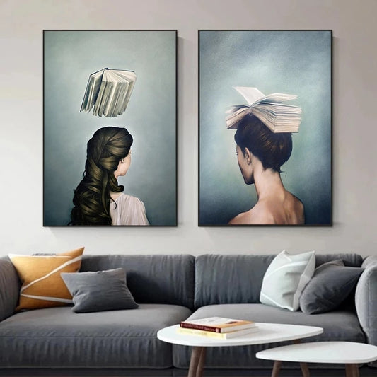 CORX Designs - Intelligent Woman Book Canvas Art - Review