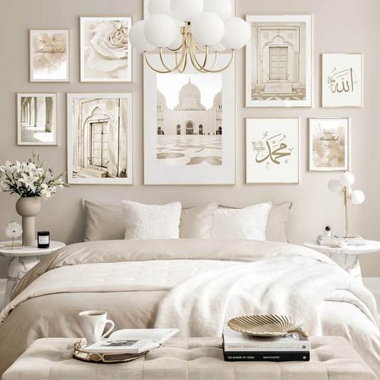 CORX Designs - Modern Islamic Beige Landscape Canvas Art - Review