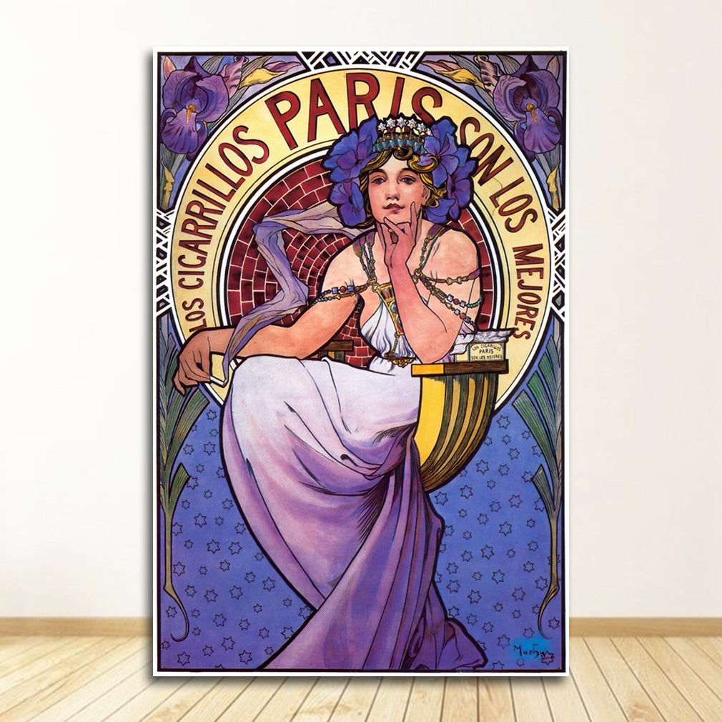CORX Designs - Paintings by Alphonse Mucha Canvas Art - Review